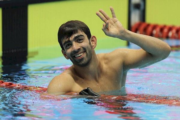 ایزدیاربا 6 مدال بهترین ورزشکار پاراآسیایی ، فلپس ایرانی