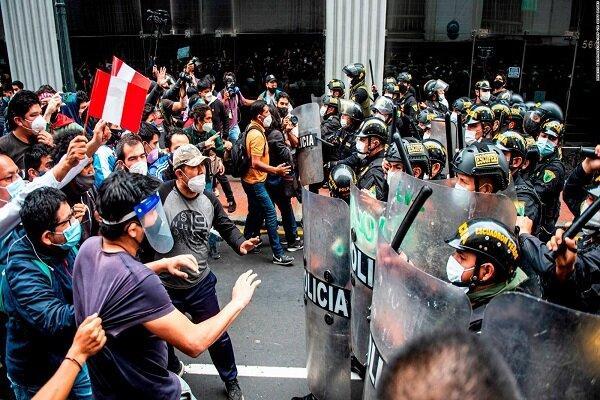 رئیس جمهور موقت پرو معترضان را دعوت به آرامش کرد