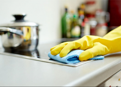 پاک کردن لکه های چرب از آشپزخانه