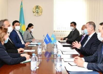 ملاقات معاون وزیر خارجه قزاقستان با دبیرکل مجمع پارلمانی کشورهای ترک زبان